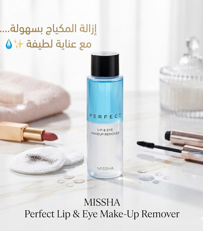 ميشا مزيل المكياج للوجه والشفاه والعينين